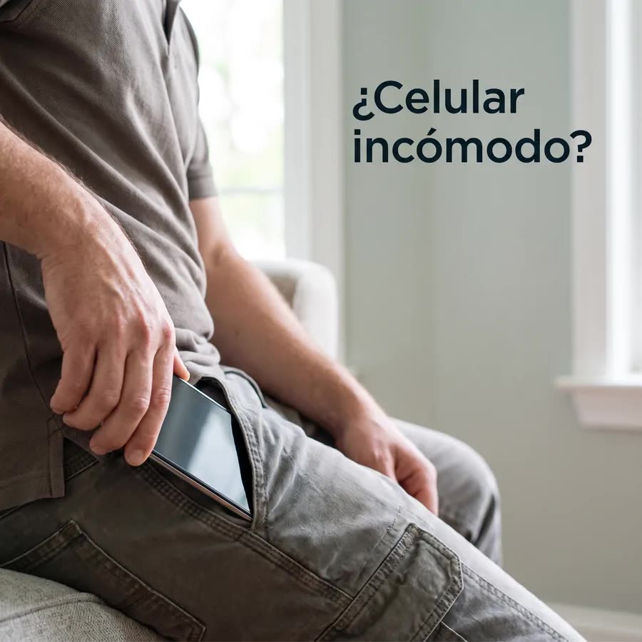 El celular te estorba en el bolsillo